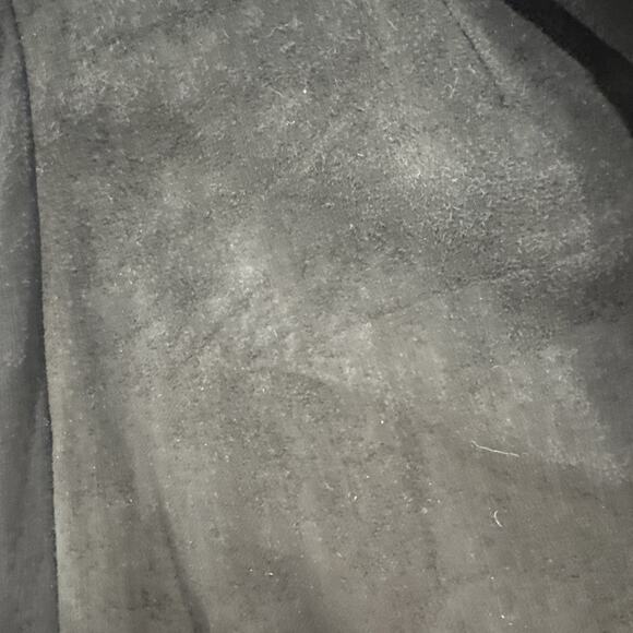 Free People Black Suede Leather Jacket Studs Women’s Size XS Flared Sleeves READ - Picture 12 of 16